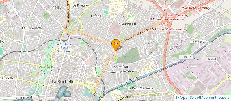localisation de l'entreprise MONSIEUR ERICK JAMOIS à LA ROCHELLE