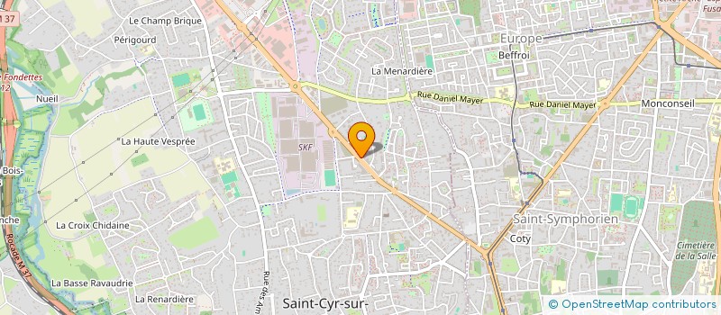 localisation de l'entreprise MONSIEUR ERICK JEAN FRANCOIS DAZZA  ROCHECORBON