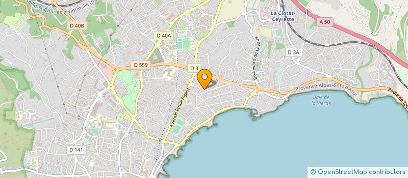 localisation de l'entreprise MONSIEUR ERICK LABHAR à LA CIOTAT