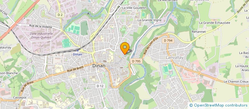 localisation de l'entreprise MONSIEUR ERICK LANDOUAR à DINAN