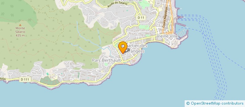 localisation de l'entreprise MONSIEUR ERICK LARRIEU à AJACCIO