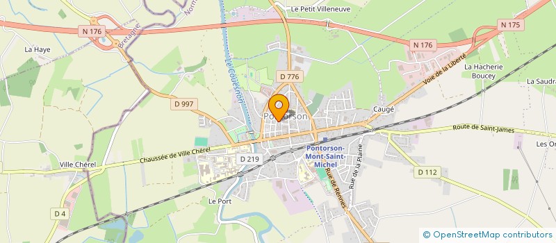 localisation de l'entreprise MONSIEUR ERICK LEGALLAIS  PONTORSON