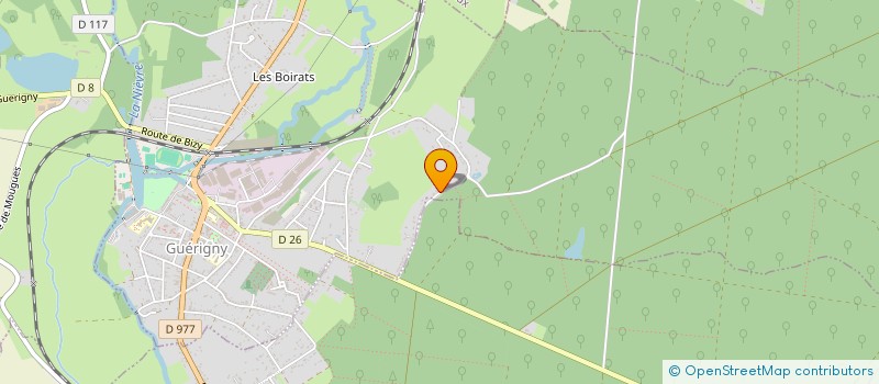 localisation de l'entreprise MONSIEUR ERICK LEVERT à GUERIGNY