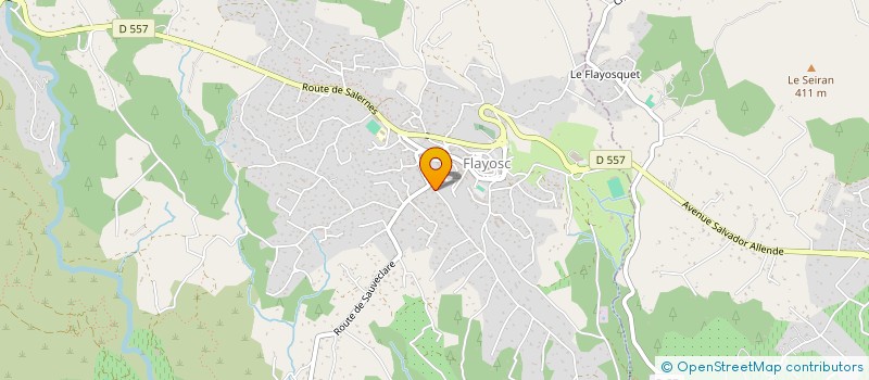 localisation de l'entreprise MONSIEUR ERICK MARTINEZ à FLAYOSC