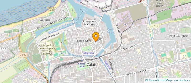 localisation de l'entreprise MONSIEUR ERICK MELQUIOND  CALAIS