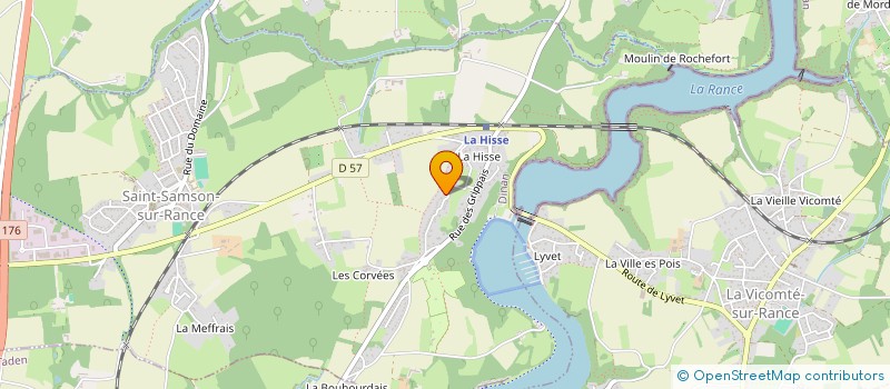 localisation de l'entreprise MONSIEUR ERICK MOTROT  SAINT-SAMSON-SUR-RANCE