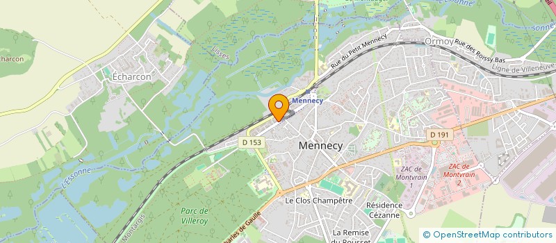 localisation de l'entreprise MONSIEUR ERICK MPUDI  MENNECY