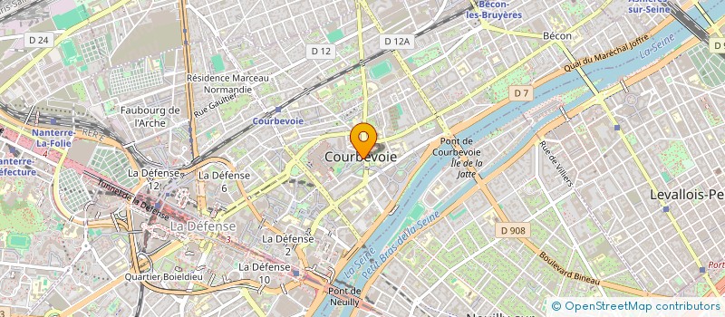 localisation de l'entreprise MONSIEUR ERICK PARANON  COURBEVOIE