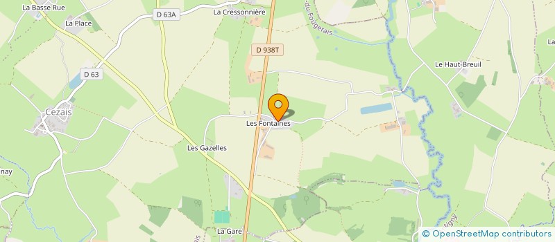 localisation de l'entreprise MONSIEUR ERICK PRINEAU  RIVES-DU-FOUGERAIS