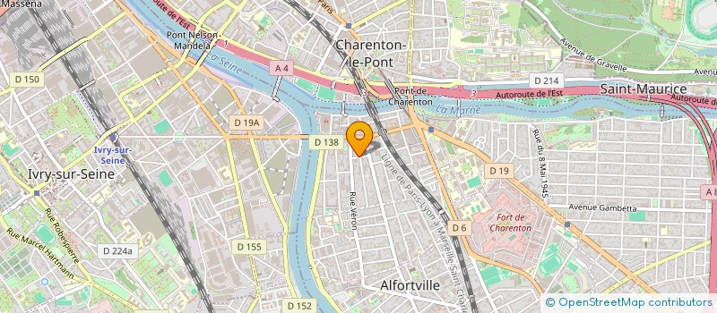 localisation de l'entreprise MONSIEUR ERICK RAZAFITSOHARANA à ALFORTVILLE