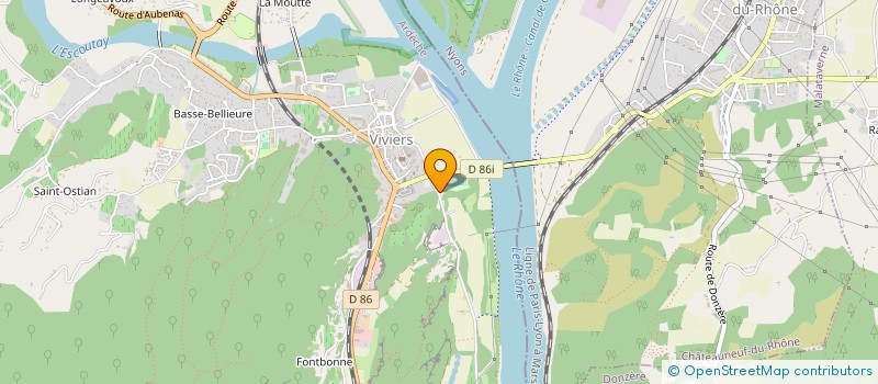 localisation de l'entreprise MONSIEUR ERICK RECOURAS-MASSAQUANT  VIVIERS