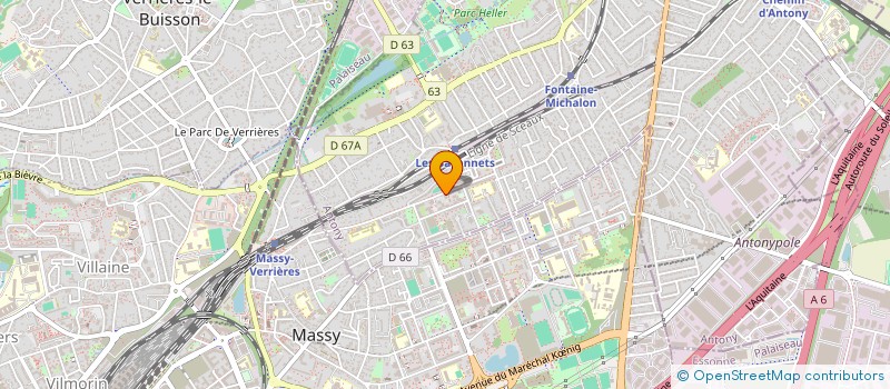 localisation de l'entreprise MONSIEUR ERICK RENELUS à ANTONY