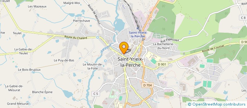 localisation de l'entreprise MONSIEUR ERICK SALAUN à SAINT-YRIEIX-LA-PERCHE