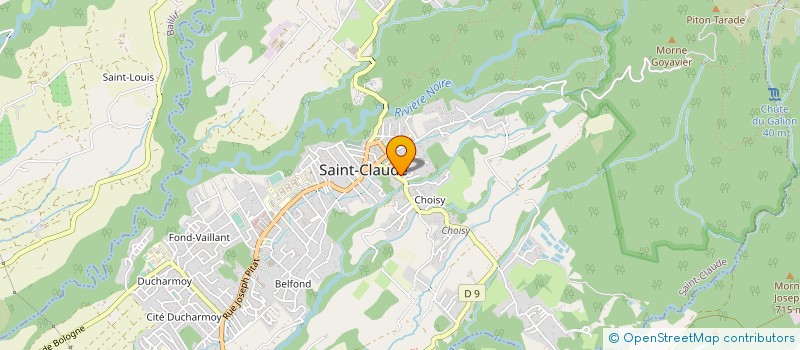 localisation de l'entreprise MONSIEUR ERICK SAMINADIN à SAINT-CLAUDE