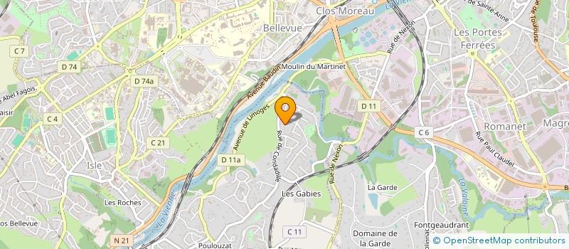localisation de l'entreprise MONSIEUR ERICK VALENCOURT à CONDAT-SUR-VIENNE