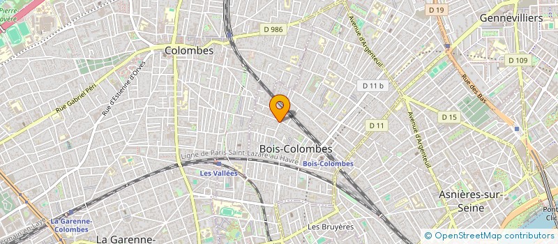 localisation de l'entreprise MONSIEUR ERICKSON LAVISSE MBONJO à BOIS-COLOMBES