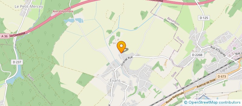 localisation de l'entreprise MONSIEUR ERICLOUIS MUNERET  EVANS