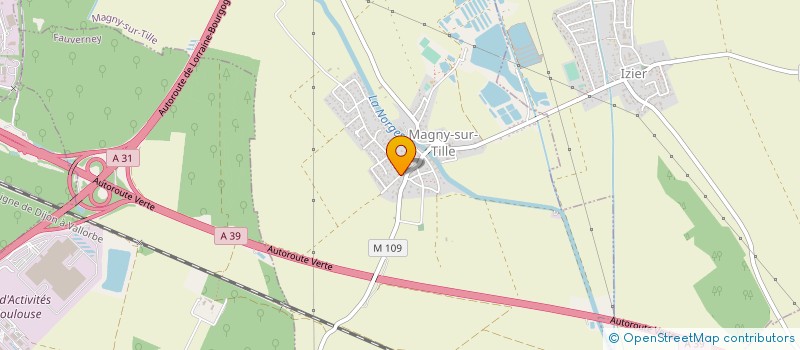 localisation de l'entreprise MONSIEUR ERICO DE LIMA  MAGNY-SUR-TILLE