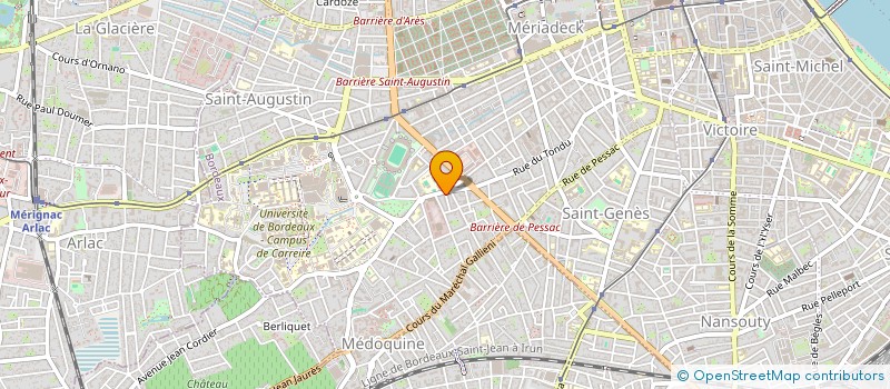 localisation de l'entreprise MONSIEUR ERIDON XHAFERRI  BORDEAUX