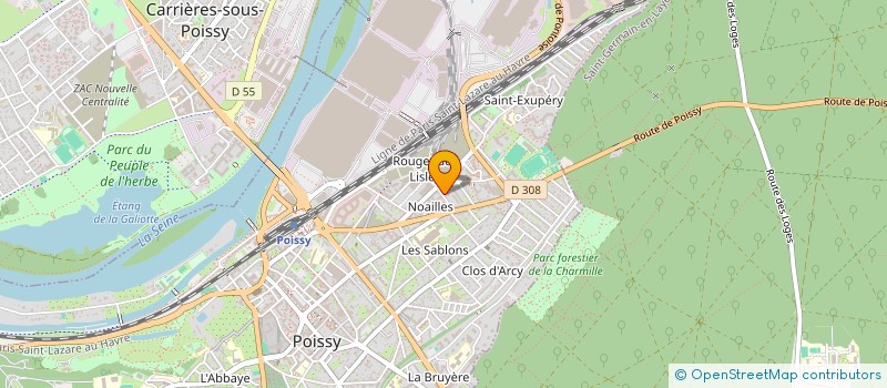 localisation de l'entreprise MONSIEUR ERIEL GABRIEL à POISSY