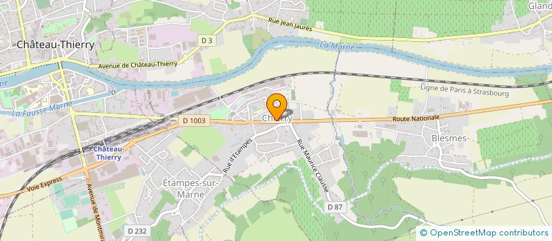 localisation de l'entreprise MONSIEUR ERIK BARBETTE  CHIERRY