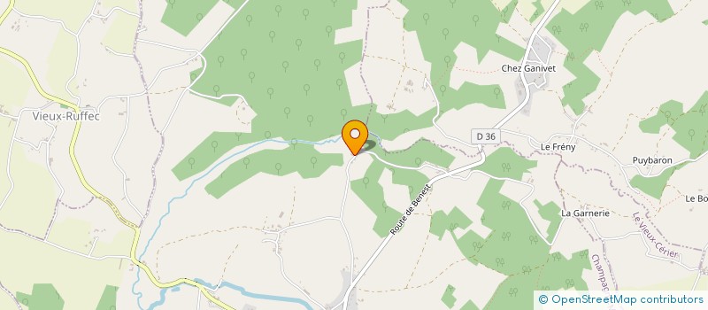 localisation de l'entreprise MONSIEUR ERIK BARIBAUD  CHAMPAGNE-MOUTON