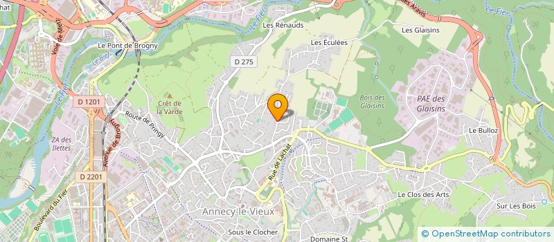 localisation de l'entreprise MONSIEUR ERIK BERTIN à ANNECY