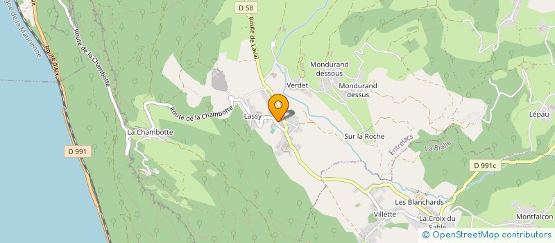 localisation de l'entreprise MONSIEUR ERIK BUBANEC  ENTRELACS