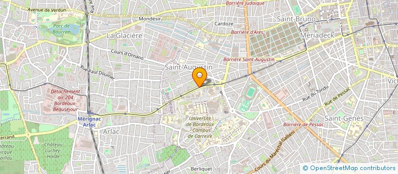 localisation de l'entreprise MONSIEUR ERIK CHAMBEAU  BORDEAUX