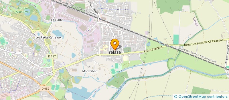 localisation de l'entreprise MONSIEUR ERIK CODRON à TRELAZE