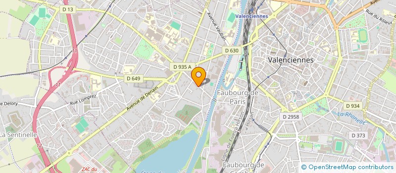 localisation de l'entreprise MONSIEUR ERIK DUFOUR à VALENCIENNES