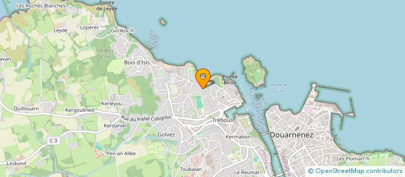 localisation de l'entreprise MONSIEUR ERIK FOURRE à DOUARNENEZ