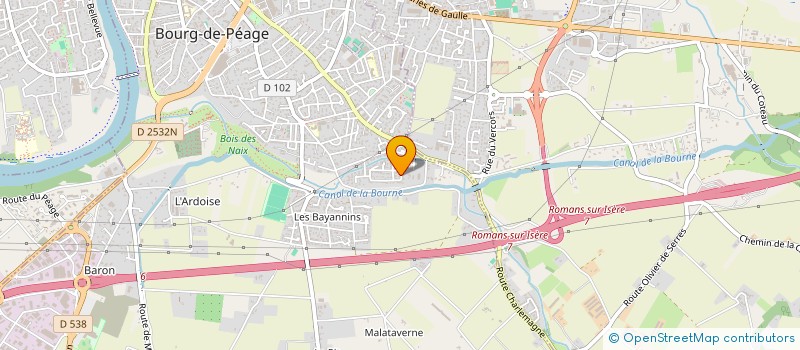 localisation de l'entreprise MONSIEUR ERIK GALES à BOURG-DE-PEAGE