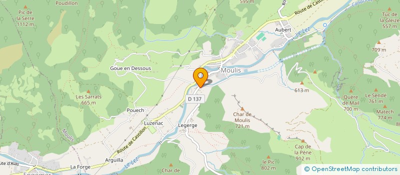 localisation de l'entreprise MONSIEUR ERIK GIMENEZ ASENSIO à MOULIS