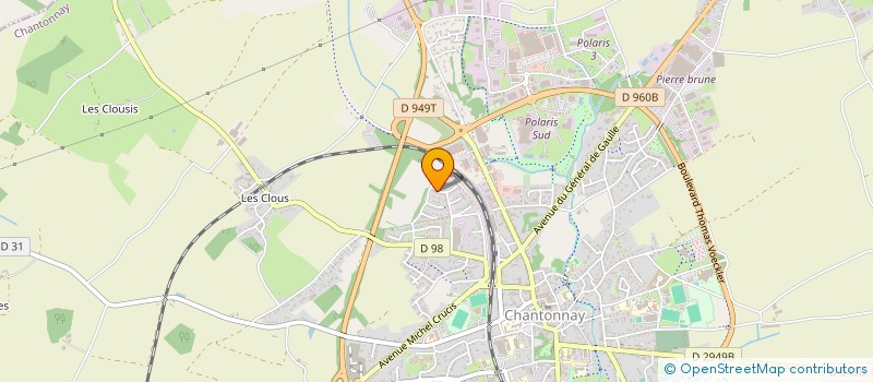 localisation de l'entreprise MONSIEUR ERIK GOUESLARD  CHANTONNAY