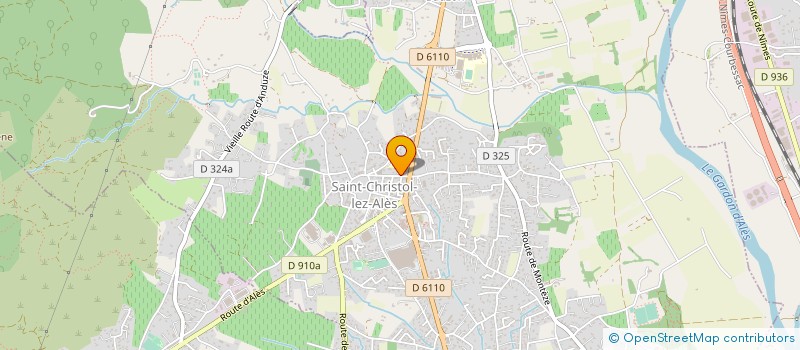 localisation de l'entreprise MONSIEUR ERIK GROSSET  SAINT-CHRISTOL-LEZ-ALES