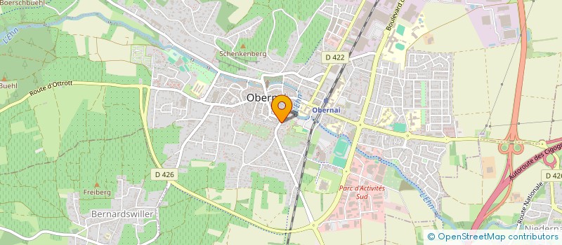 localisation de l'entreprise MONSIEUR ERIK HABAY à OBERNAI