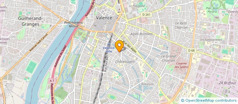 localisation de l'entreprise MONSIEUR ERIK ISAEV  VALENCE