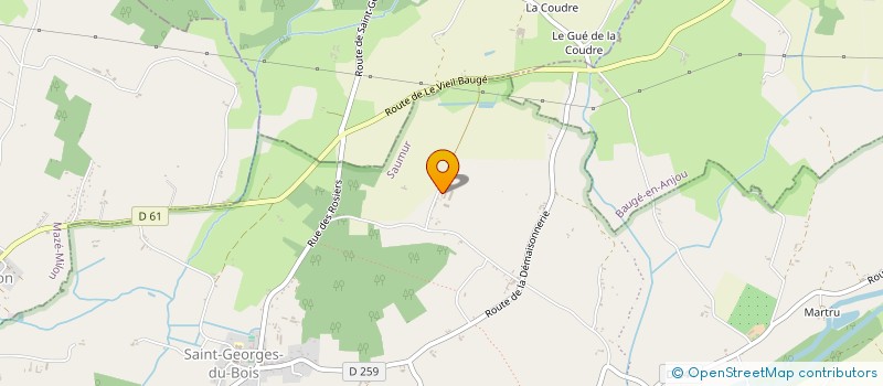 localisation de l'entreprise MONSIEUR ERIK JOHANNES FRANCI VAN DIJK  LES BOIS D'ANJOU