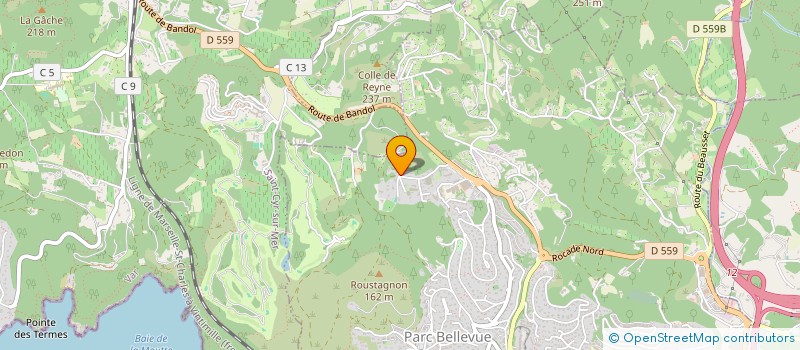 localisation de l'entreprise MONSIEUR ERIK LACOSTE  BANDOL