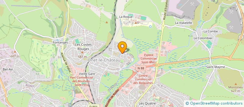 localisation de l'entreprise MONSIEUR ERIK LE MENN  ONET-LE-CHATEAU