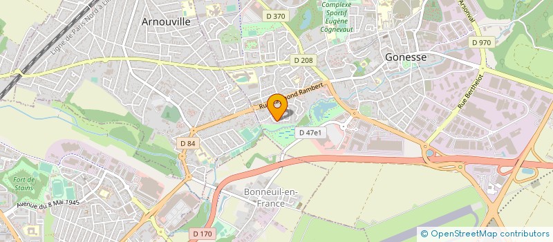 localisation de l'entreprise MONSIEUR ERIK LETONDEUR à GONESSE