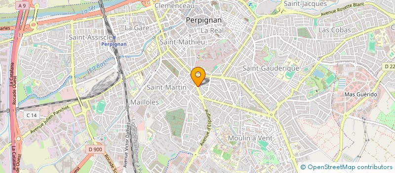 localisation de l'entreprise MONSIEUR ERIK MARYANYAN  PERPIGNAN