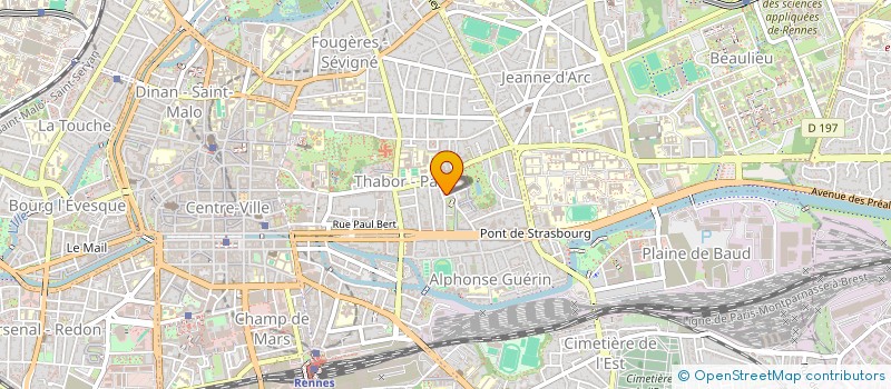 localisation de l'entreprise MONSIEUR ERIK MASSON à RENNES