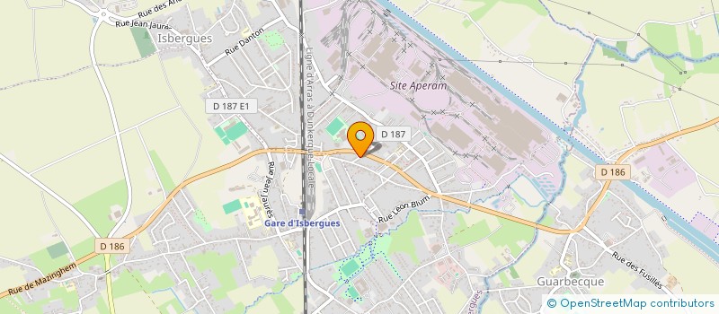 localisation de l'entreprise MONSIEUR ERIK MONEUSE  ISBERGUES