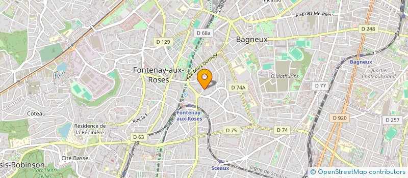 localisation de l'entreprise MONSIEUR ERIK NAZIF à FONTENAY-AUX-ROSES