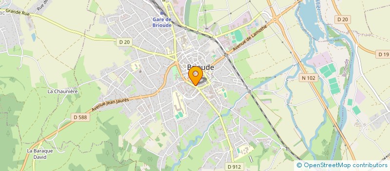 localisation de l'entreprise MONSIEUR ERIK OLSEN  BRIOUDE