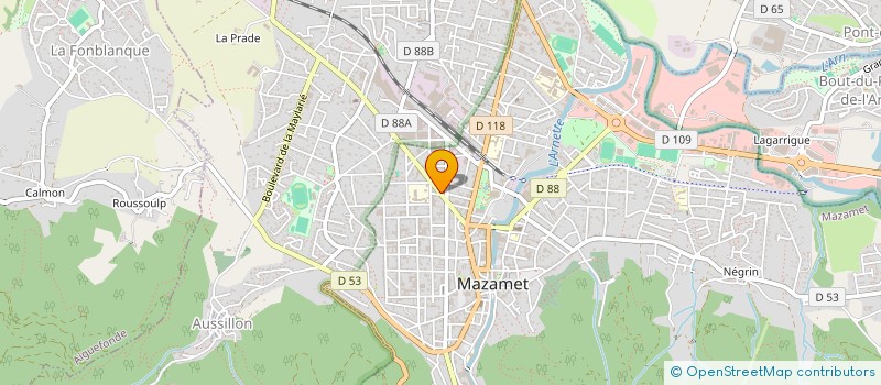 localisation de l'entreprise MONSIEUR ERIK RODRIGUEZ à MAZAMET