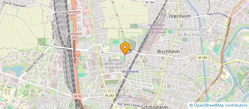 localisation de l'entreprise MONSIEUR ERIK ROMERO MARTINEZ  BISCHHEIM