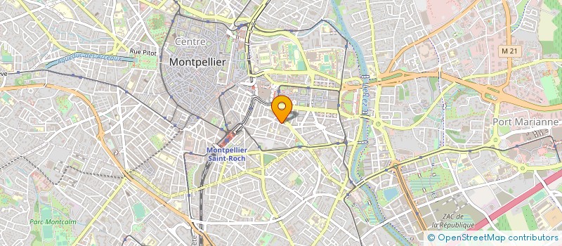 localisation de l'entreprise MONSIEUR ERIK ROUXEL à MONTPELLIER